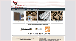 Desktop Screenshot of americanprodecor.com